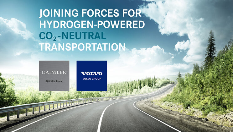Le Groupe Volvo et Daimler en coentreprise pour la production à grande échelle de piles à combustible pour camions à hydrogène
