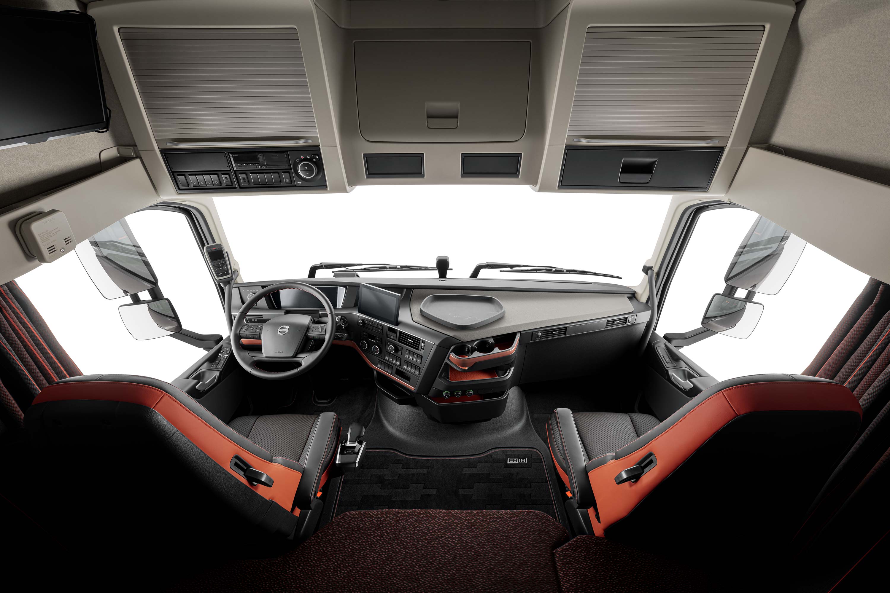 Le Volvo FH16 offre un look unique et beaucoup d'espace.